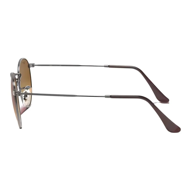 RayBan Metal Round Sunglasses Unisex Black-2