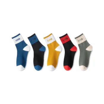MIIOW Mid Calf Socks Men's 5 Pack