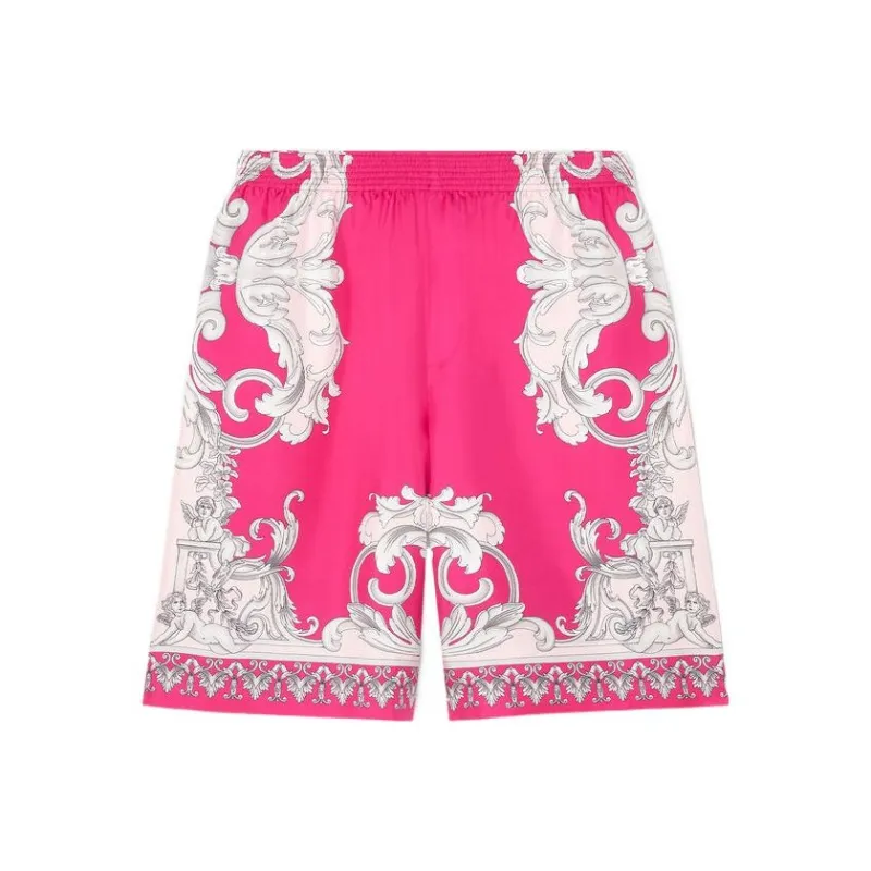 FANSIZHE VERSACE Casual Shorts Men's Pink-0