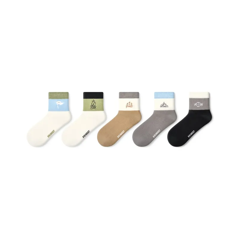 Primeet Mid Calf Socks Men's 5 Pack-6