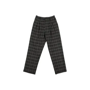 AVENUE&SON Casual Pants Unisex Plaid