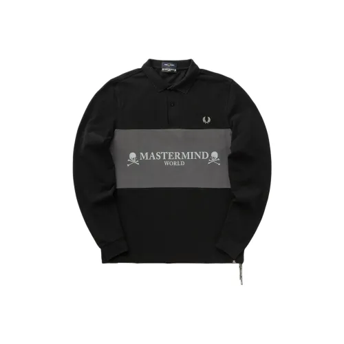 FRED PERRY x MASTERMIND WORLD Polo Shirt Men's Black