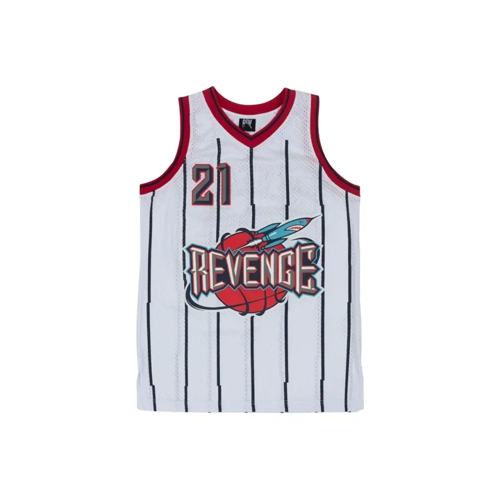 Revenge Basketball Jerseys Men White-0