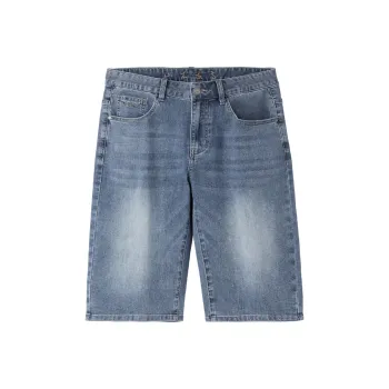 HLA Denim Shorts Men Blue Gray Denim Gradient Light 14