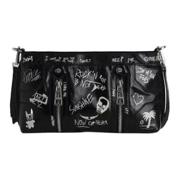 Zadig & Voltaire Cow Leather Crossbody Bag, Shoulder Bag Women's Black