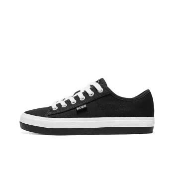 Skechers Bob's Wear Resistant Low Top Canvas Shoes Women's Black