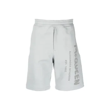 Alexander McQueen Logo Printed Shorts