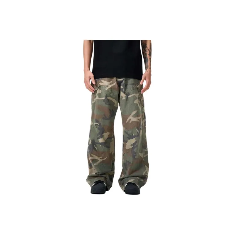 CORNILOT Casual Pants Unisex Camouflage-0