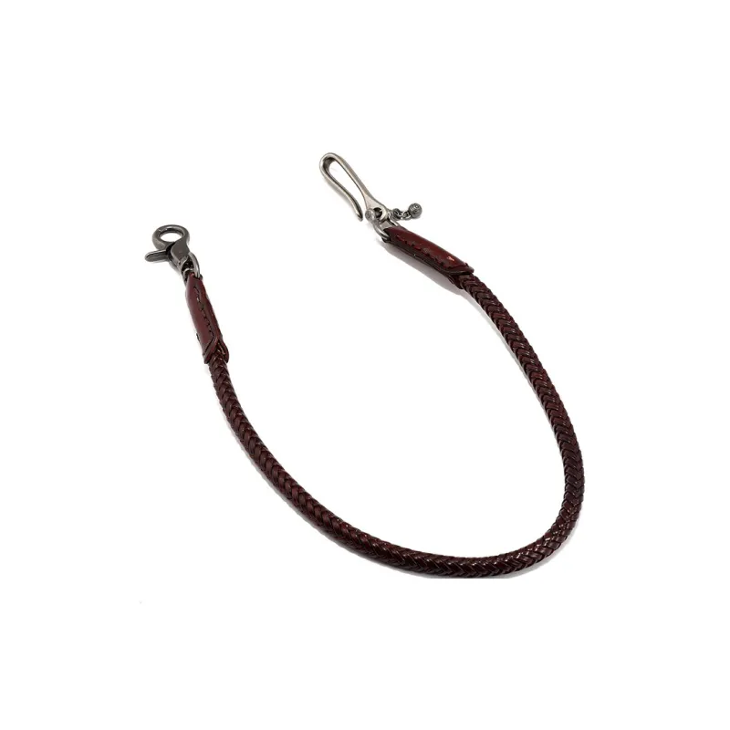 CHRROTA Top Grain Cow Leather Pants Chains Unisex-0