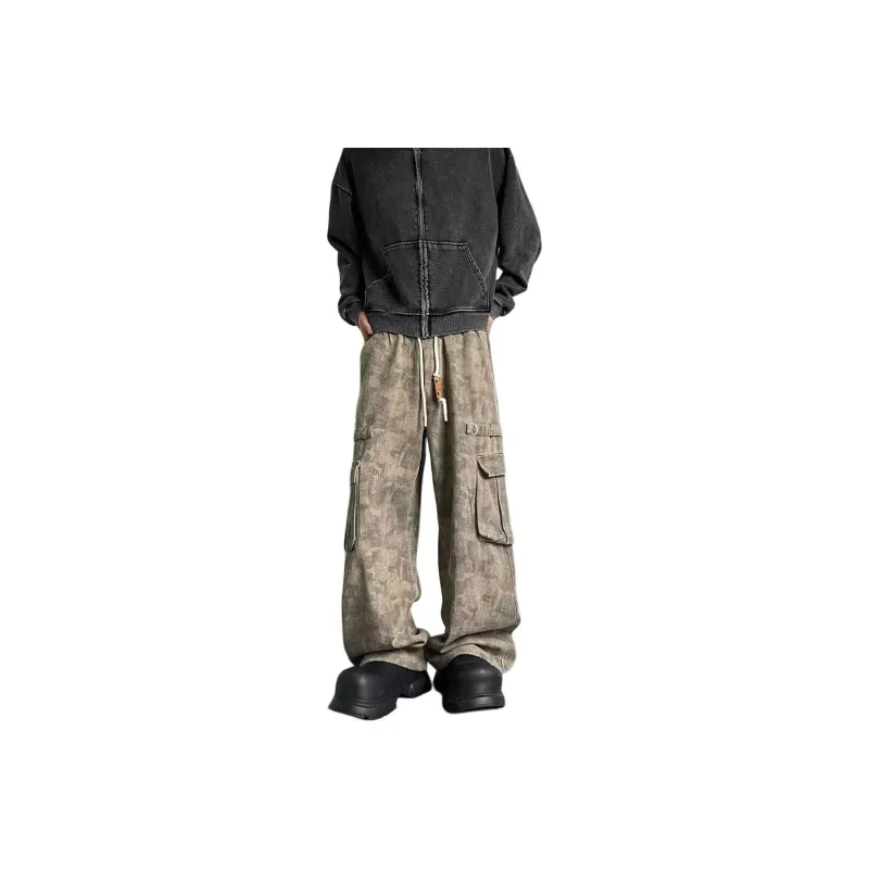 Go It Alone Casual Pants Unisex Camouflage-0