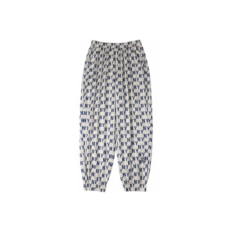 MLB New York Yankees Casual Pants Unisex Ecru-0