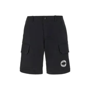 MOSCHINO Logo Printed Bermuda Shorts