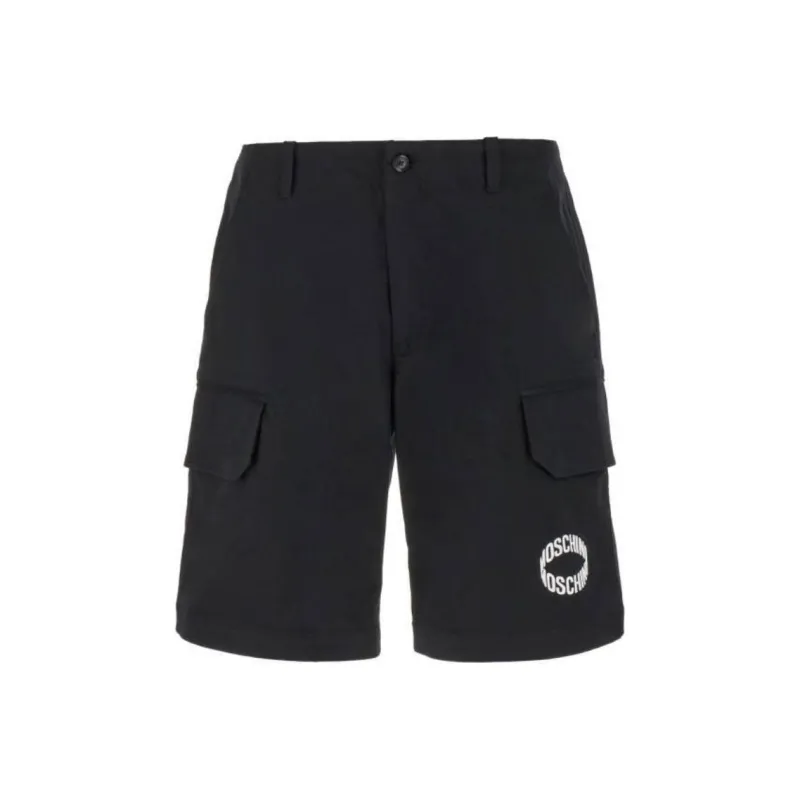MOSCHINO Logo Printed Bermuda Shorts-0