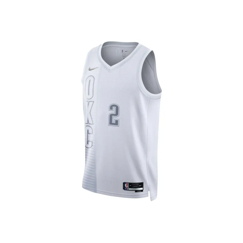 Nike Nba Oklahoma City Thunder Gilgeous Alexander City Edition Dri fit Jersey-0
