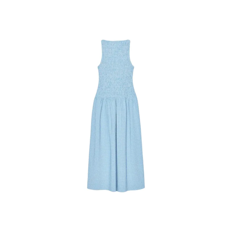 ZARA Sleeveless Dress Women's Blue/White-1