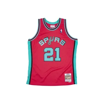 Mitchell Ness Basketball Jerseys Men Red