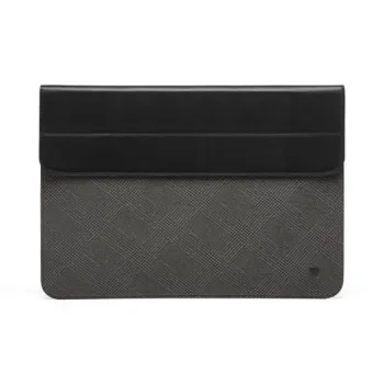 BVP Cow Leather 15.6 Inch Laptop Bag Unisex Black