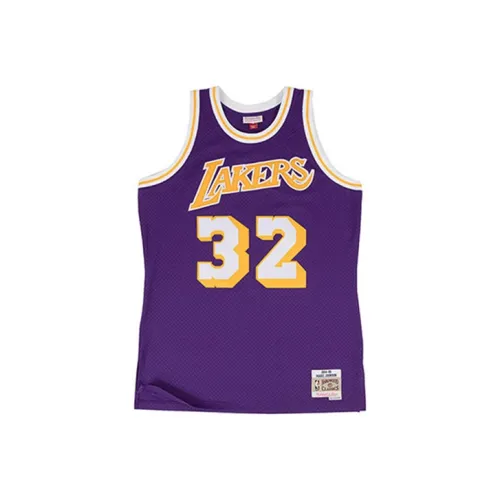 Mitchell Ness Los Angeles Lakers Road 1984 85 Magic Johnson Swingman Jersey