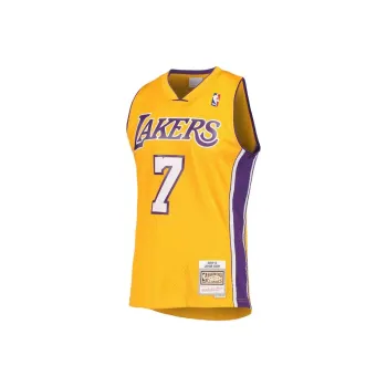Mitchell Ness Basketball Jerseys Men Yellow