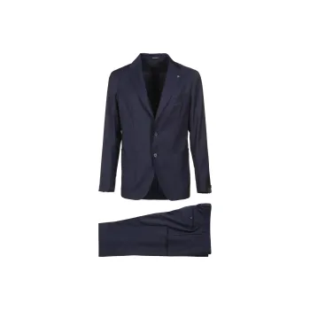 Tagliatore Business Suits Men Clothing Sets Marine Blue