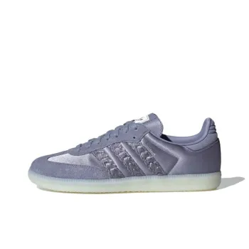 Adidas Originals SAMBA OG Anti Slip Wear Resistant Low Top Skateboard Shoes Women's Purple