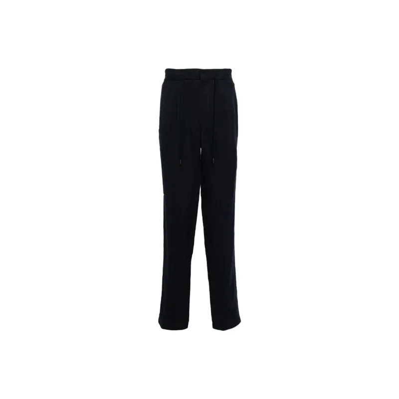 N.Peal Sorrento Linen Drawstring Trousers-0