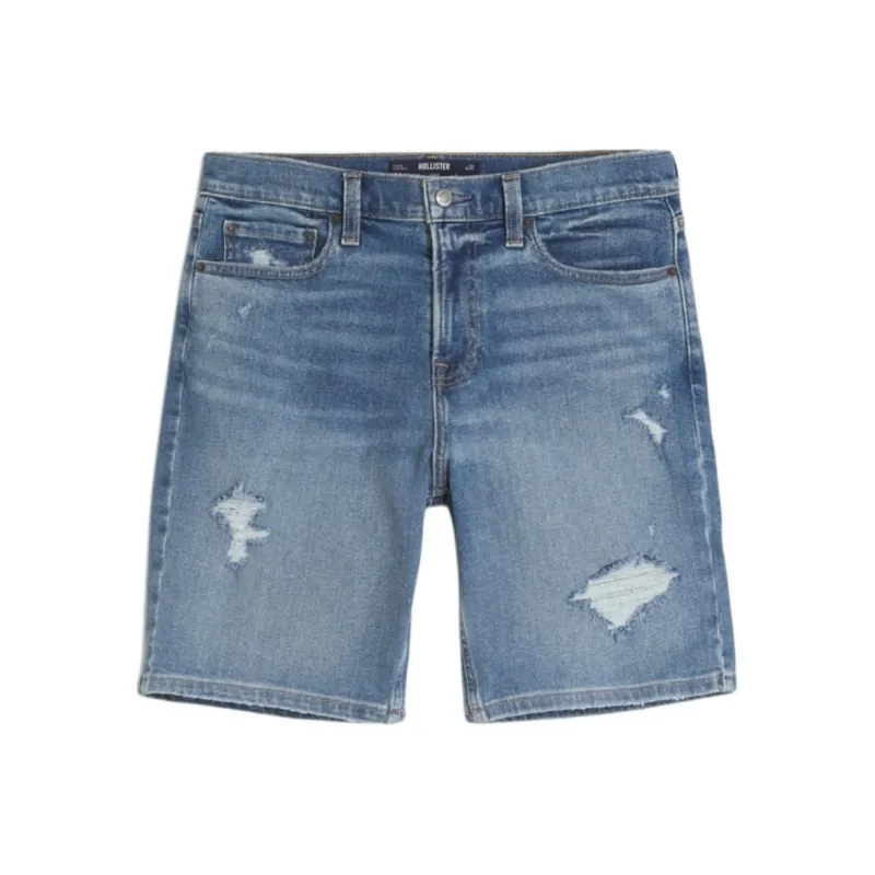 Hollister Denim Shorts Men's Blue-0