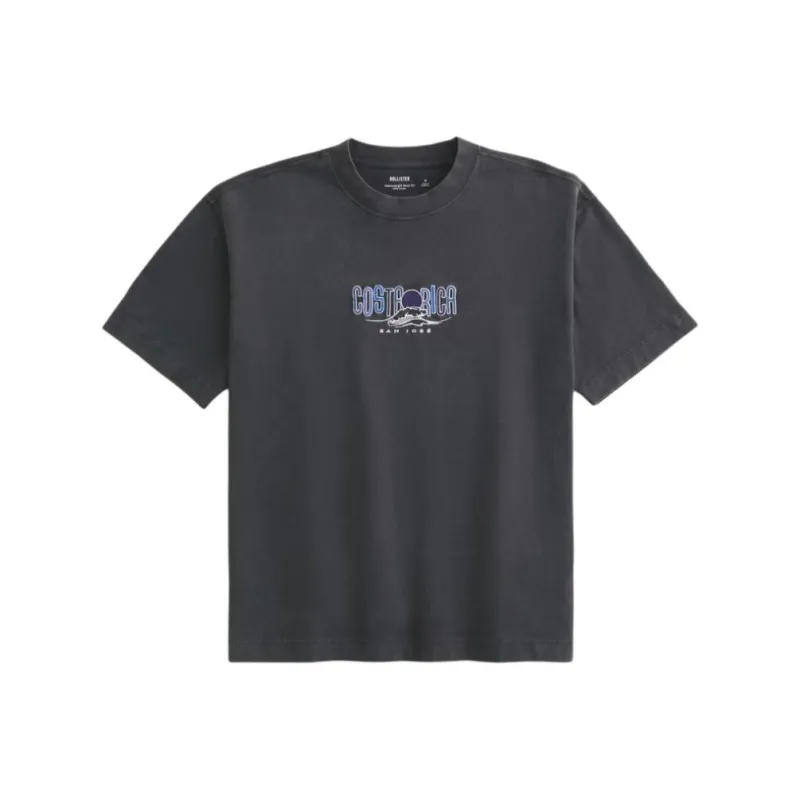 Hollister T Shirts Men Black-0