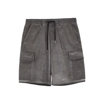 JACK&JONES Denim Shorts Men Dark Gray Denim A16