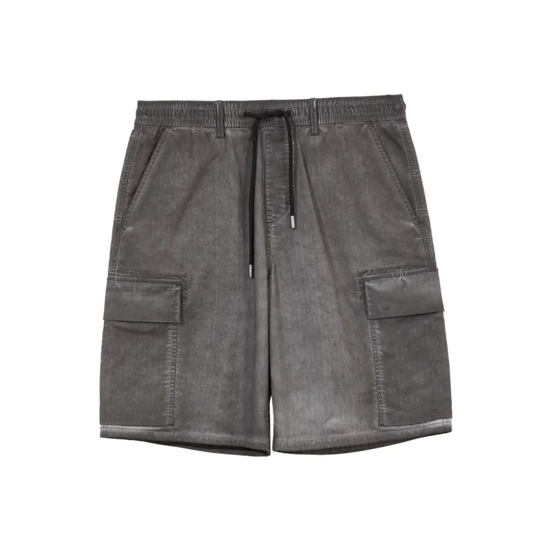 JACK&JONES Denim Shorts Men Dark Gray Denim A16-0