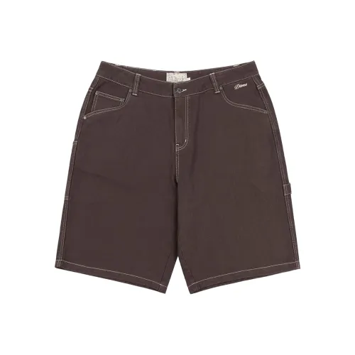 Dime MTL SS24 Denim Shorts Unisex Washable Brown