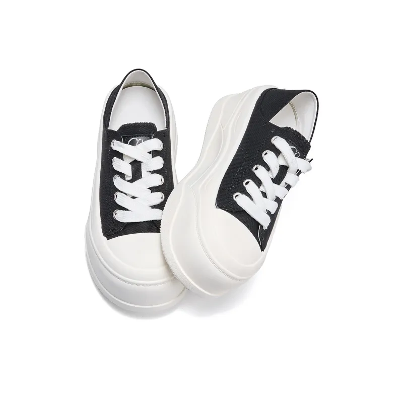 La Chapelle Cushioning, Slip Resistant, And Abrasion Resistant Low Top Casual Shoes Women's Black-1
