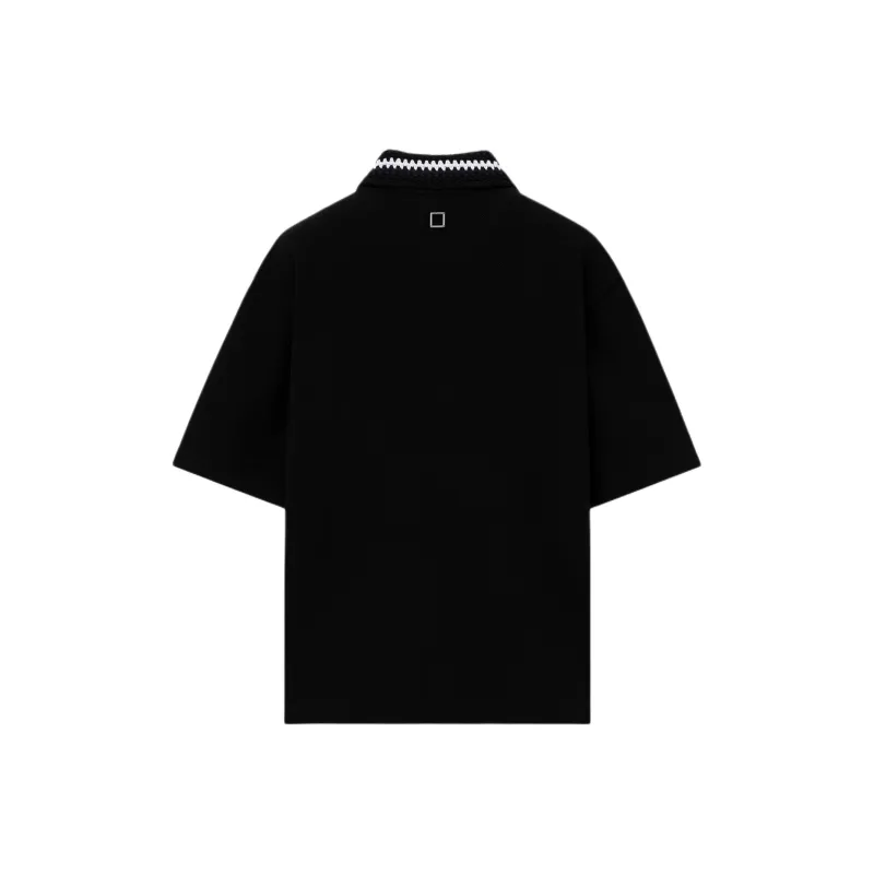 WOOYOUNGMI Polo Shirt Men's Black-1