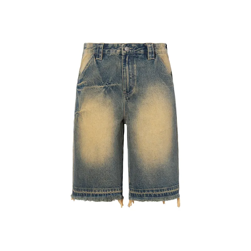 ROCAWEAR Denim Shorts Unisex Washed Blue-0