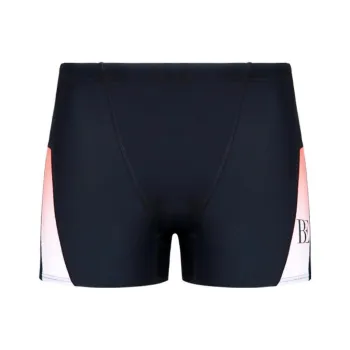 BALNEAIRE Swimming Shorts Men Cool Black Orange Gradient