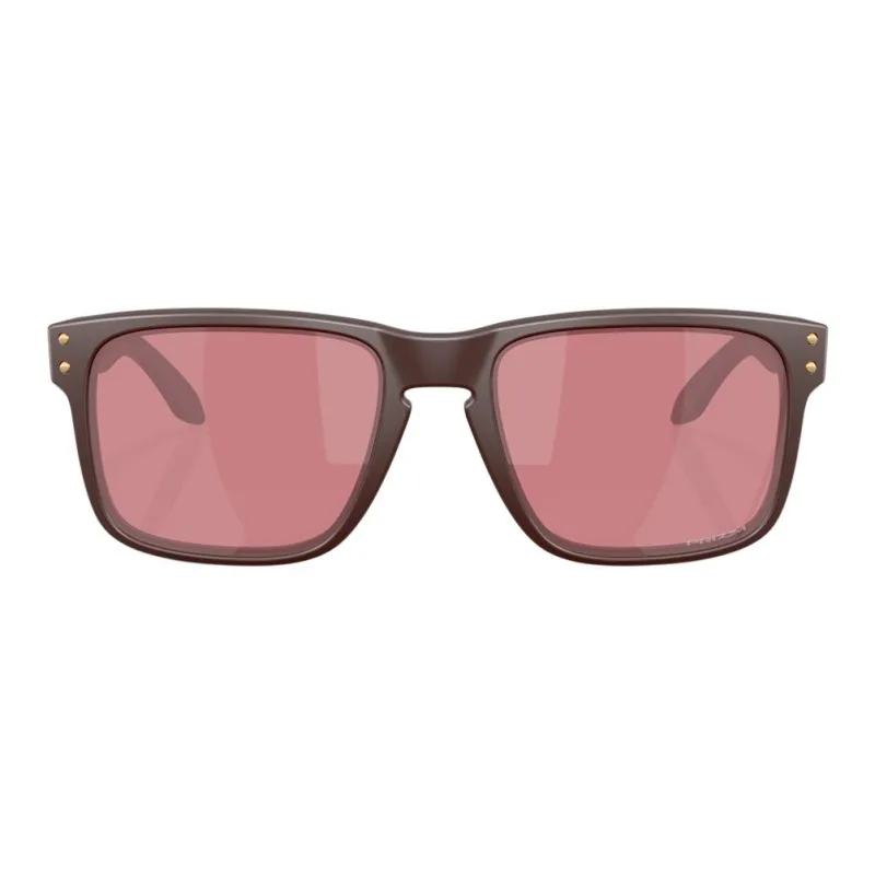 Oakley Plastic Irregular Shape Sunglasses Unisex Brown-0