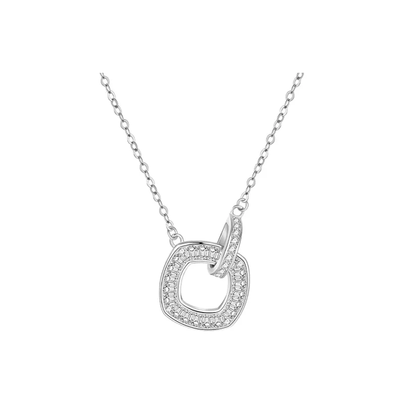 SINO GEM 925 Sterling Silver Necklaces Women's-0