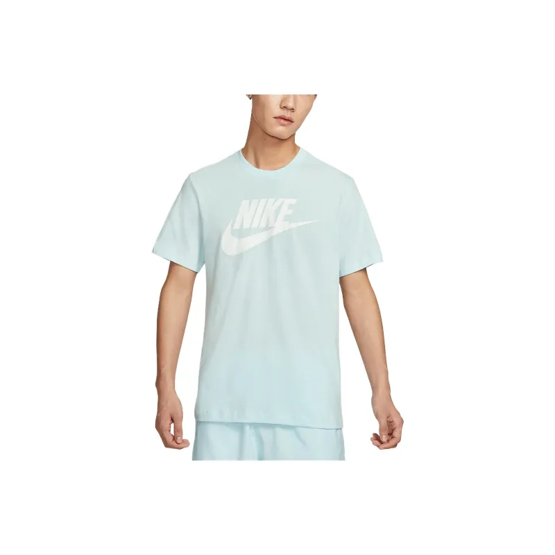 Nike Sportswear SS25 T Shirt Men's Aqua Blue-0