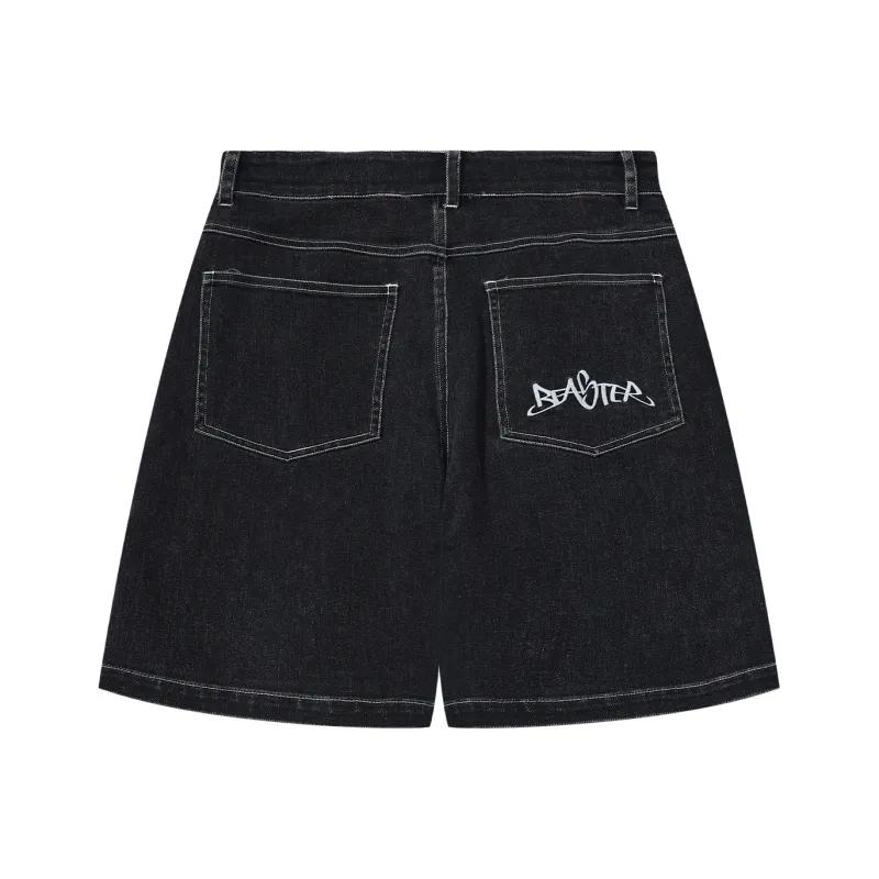 BEASTER Denim Shorts Unisex-6