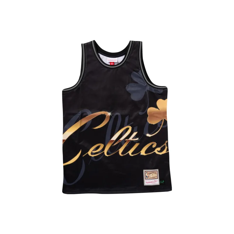 Mitchell & Ness x Big Face Basketball Jerseys Unisex Black-0