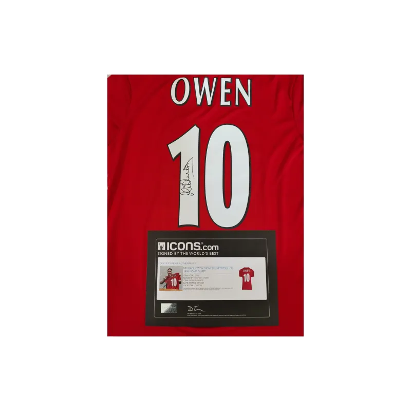 Huayitaojin Liverpool, Jersey Officially Signed Company Certificate With Icons, Framing Not Included Unisex-2