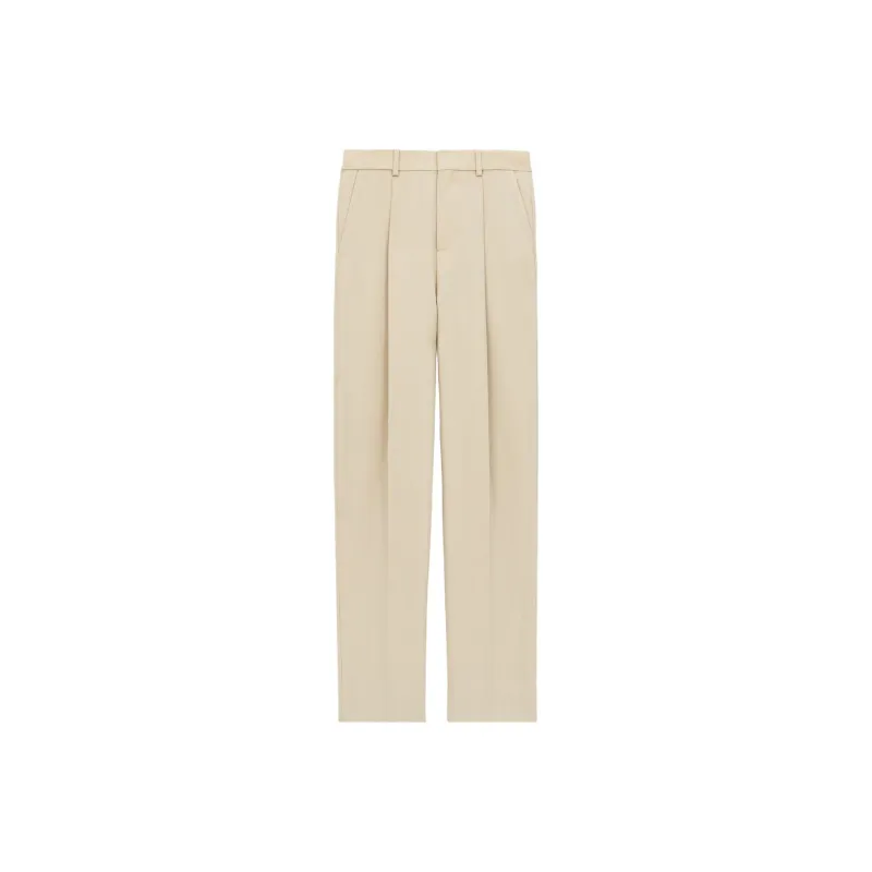SAINT LAURENT SS25 Casual Pants Men's Beige-0