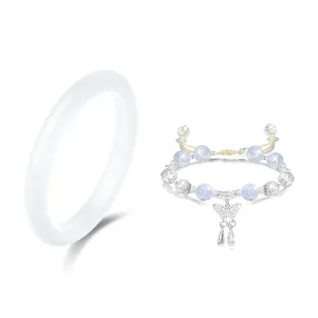 GIFU Glass Cat Eye Jade Bangles Women's