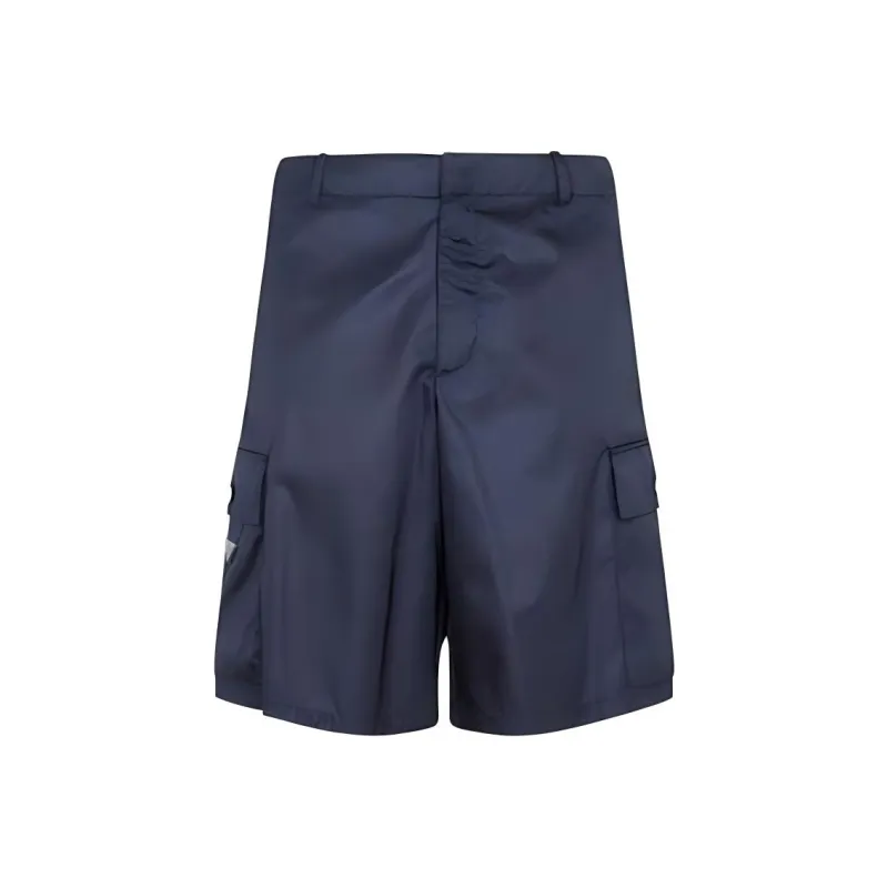 PRADA Casual Shorts Men Marine Blue-0