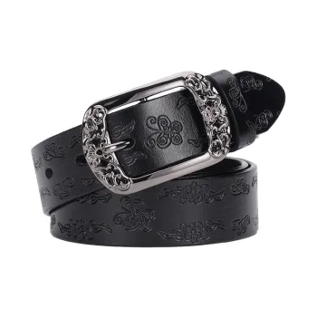 ASTAR HADES Cow Leather Belts Unisex 3.3cm