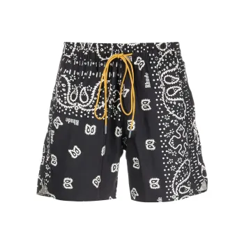 RHUDE Bandana Print Swim Short