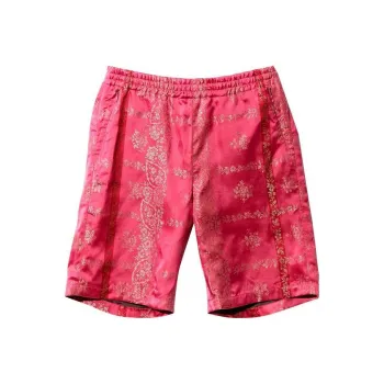 Needles Cupra Sateen Flower Basketball Shorts