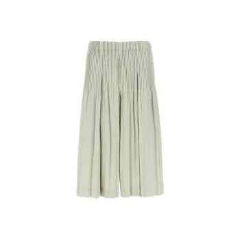 Homme Plissé Issey Miyake Casual Pants Men's Green