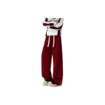 FORCEPULR Casual Pants Unisex Red