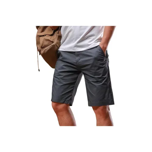 Seasonal Words Casual Shorts Men's Dark Gray